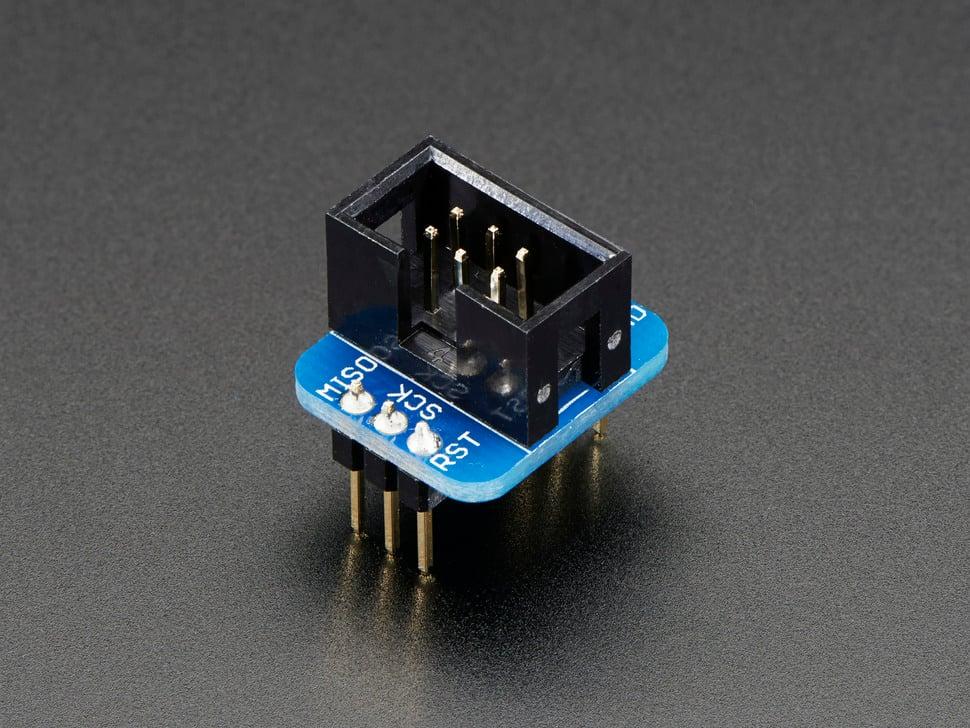 Adafruit 6-pins AVR ISP breadboard adapter minikit