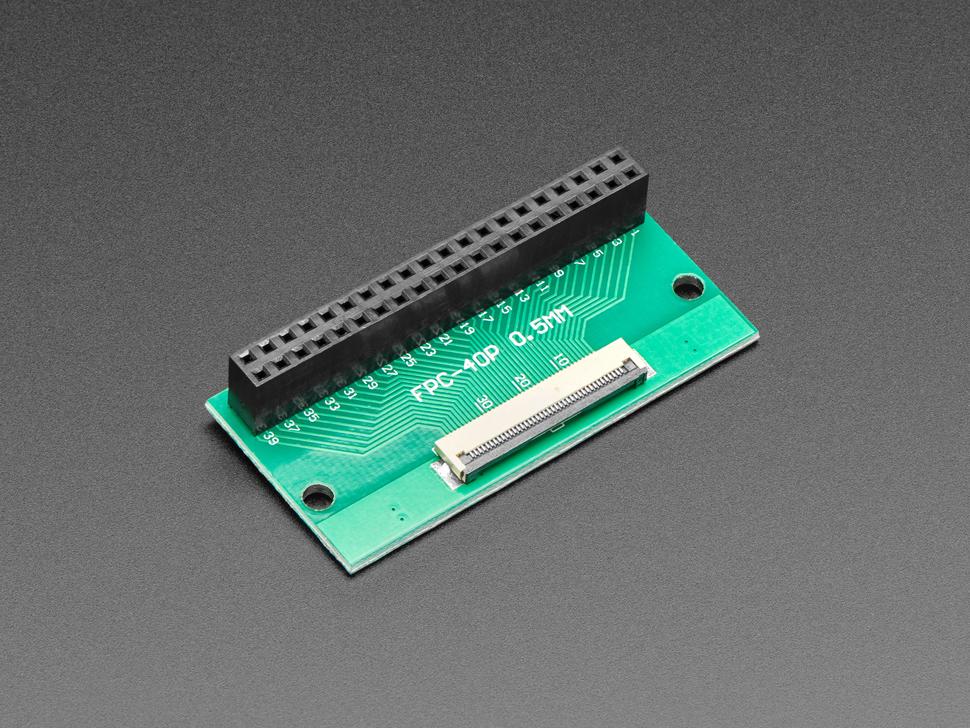 Adafruit 40-pins FPC naar rechte header IDC female socket