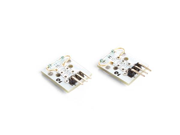 Reed kontaktmoduler med 10 kOhm Pull-up Resistor - Set med 2