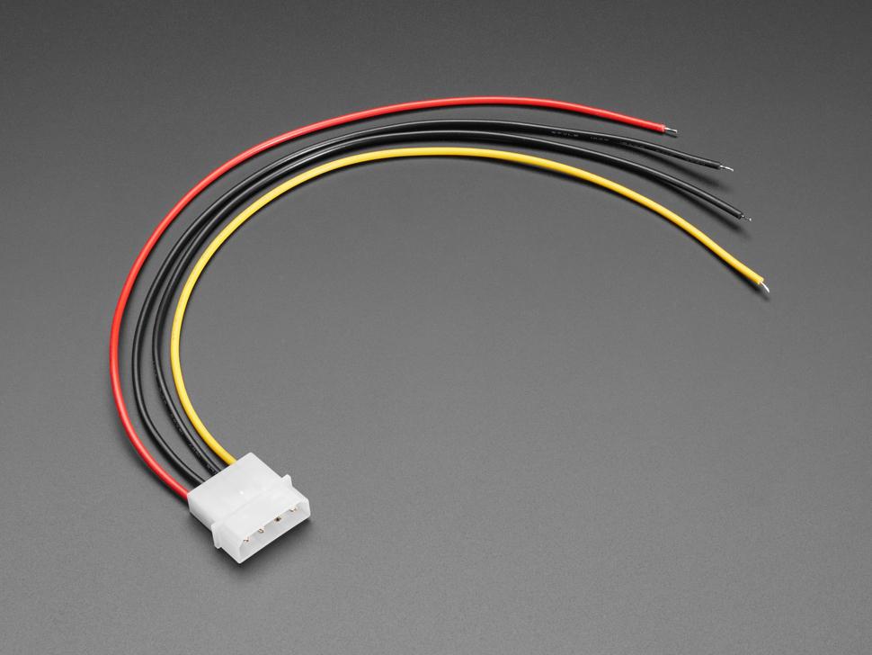 Adafruit IDE Molex 4-pins socket Kabel - 30 cm lang