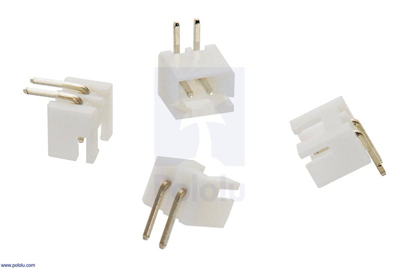 Conector Macho Revestido Estilo Jst Xh De Mm Pinos Ngulo Reto Pacote Com Opencircuit