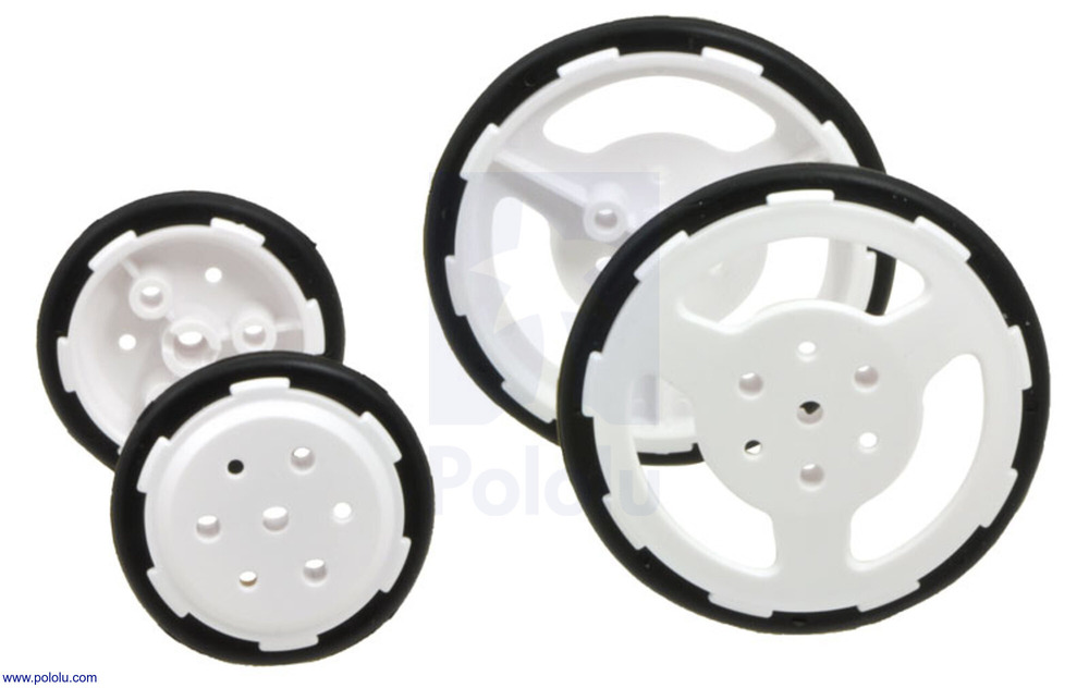 Pololu Set di Pneumatici Slim Tamiya 70193 (4 gomme)