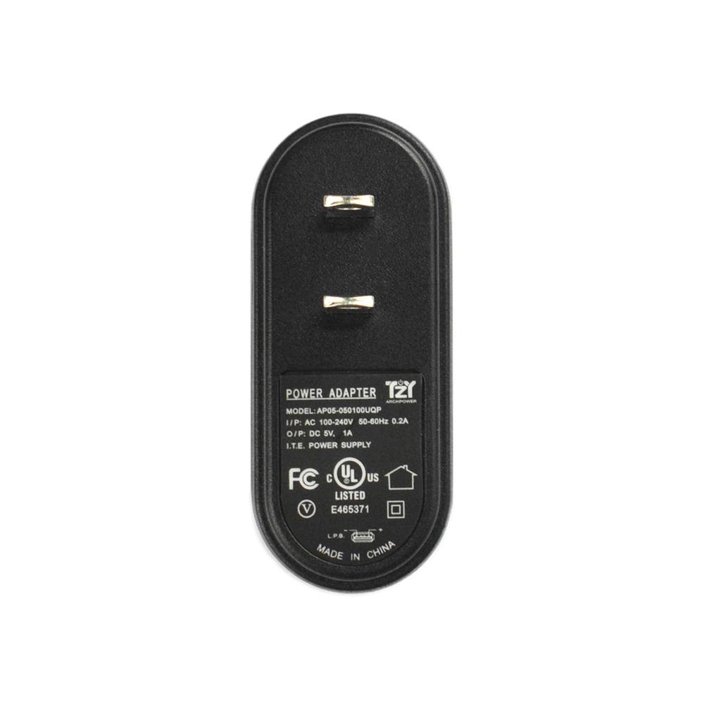 USB Adapter 5V/1000mA voor opladen led badges