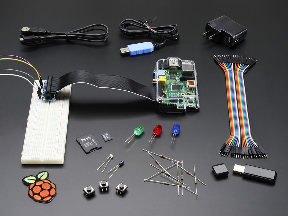 Adafruit Paquete de inicio Raspberry Pi Modelo B No incluye Raspberry Pi 1