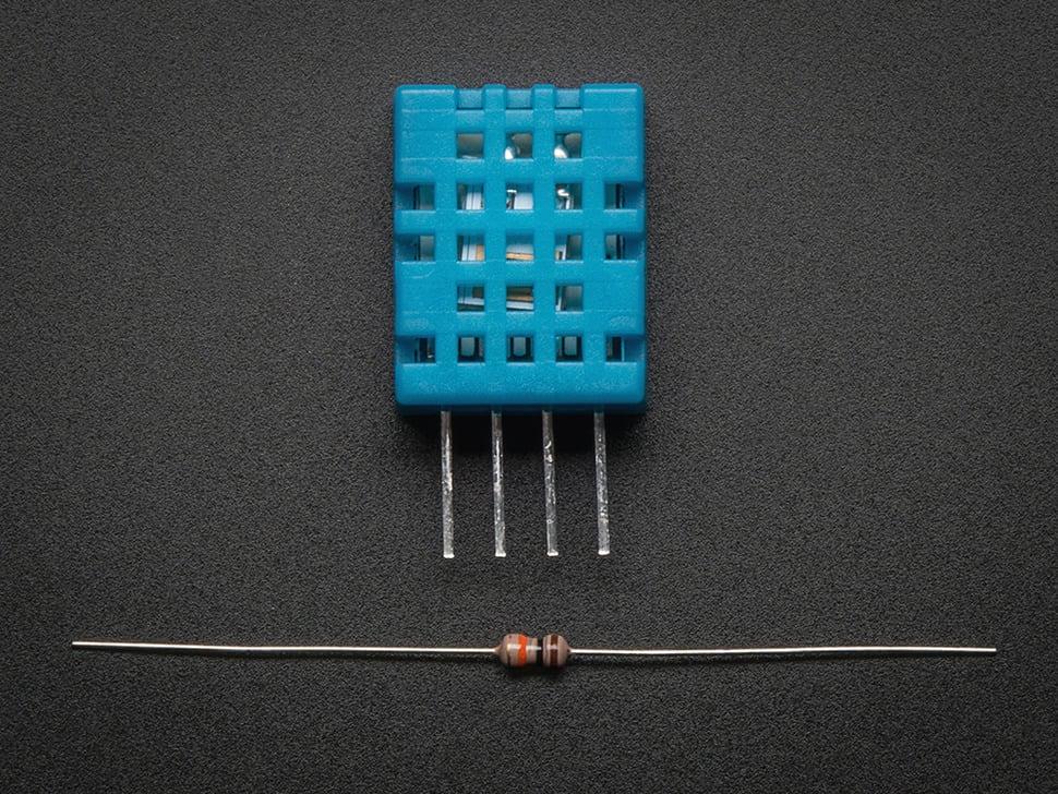 Adafruit DHT11 basis temperatuur-vochtigheidssensor + extra's