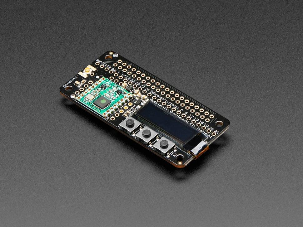 Adafruit RFM69HCW Transceiver Radio Bonnet - 868 of 915 MHz