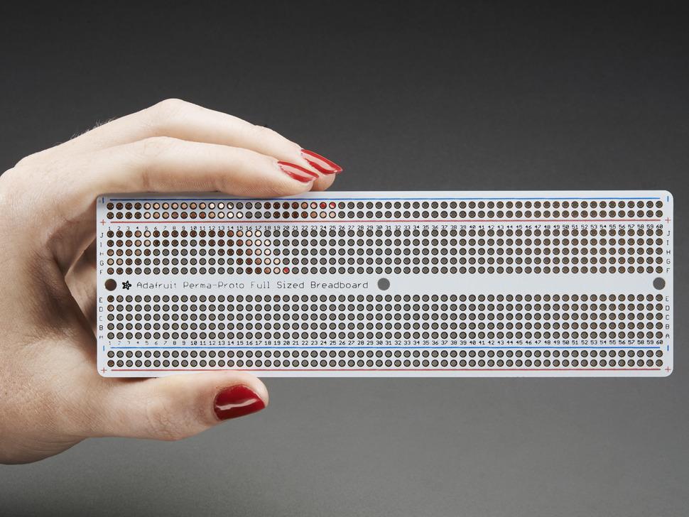 Adafruit Perma-Proto Full-size breadboard PCB - Enkel
