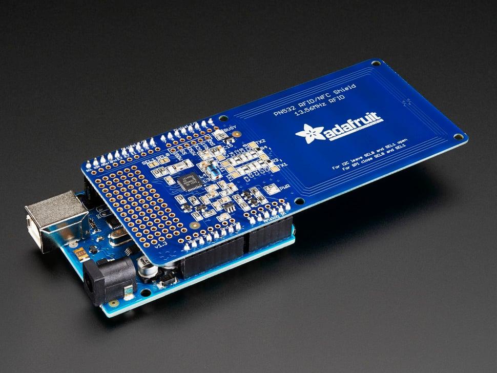 Adafruit PN532 NFC/RFID Controller shield voor Arduino + Extra's