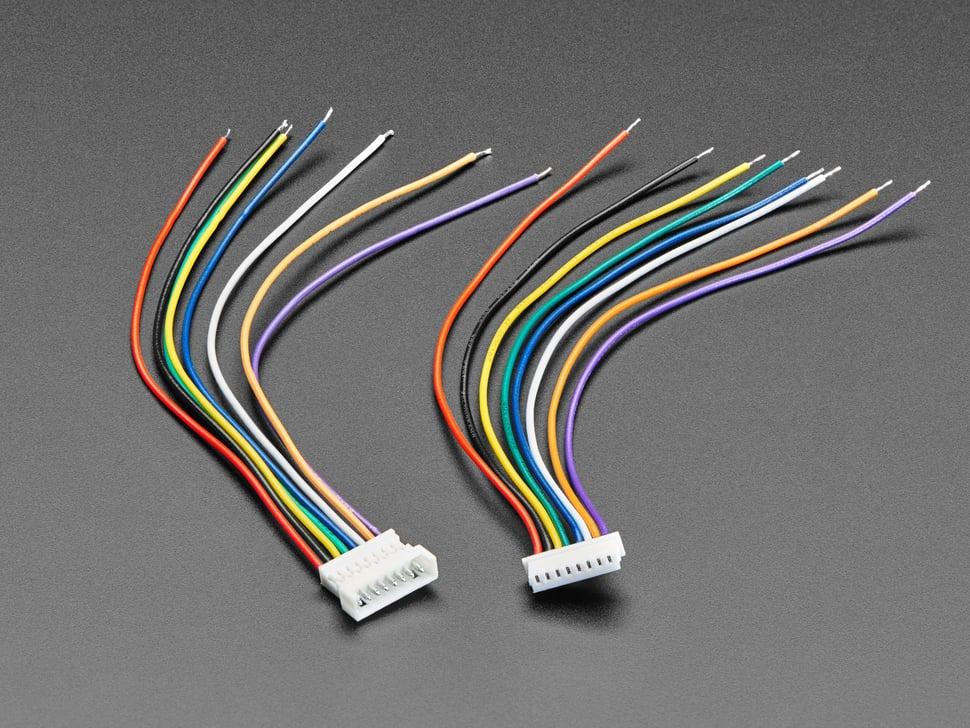 Adafruit 1,25 mm pitch 8-pins kabel passend paar - 10 cm lang