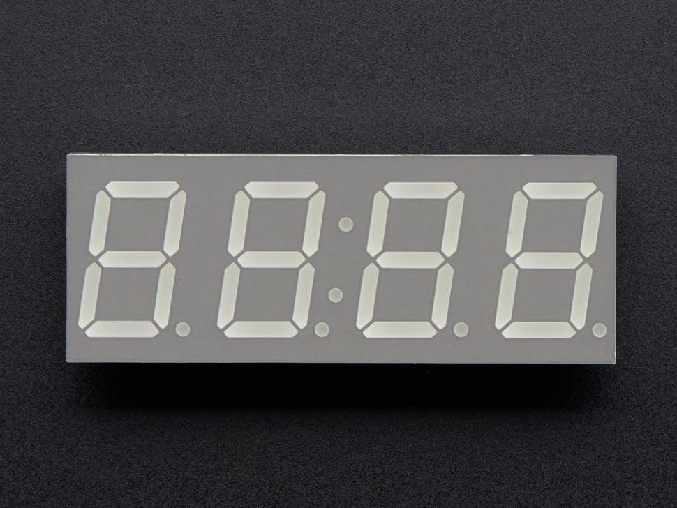 Adafruit green 7-segment display - 0,56" cijferhoogte