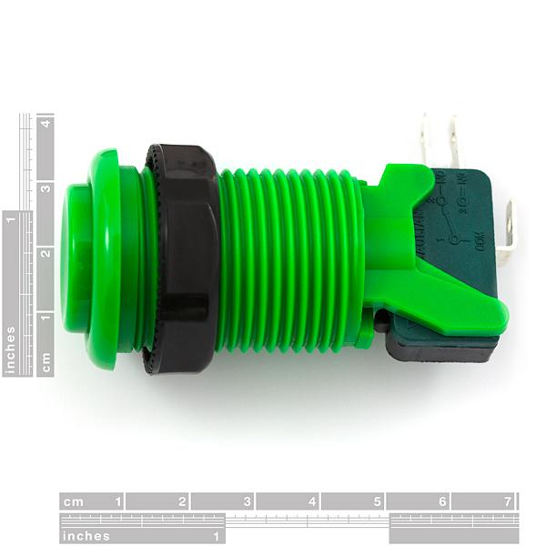 Concave knop - green