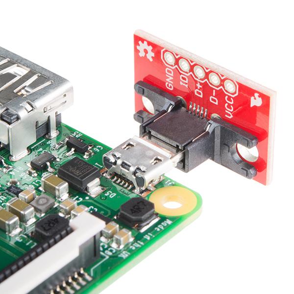 Carte De Dérivation USB-C Mini – 4 Broches (V+, GND, D+, D-) – Pour Alimentation Breadboard, Projets Électroniques
