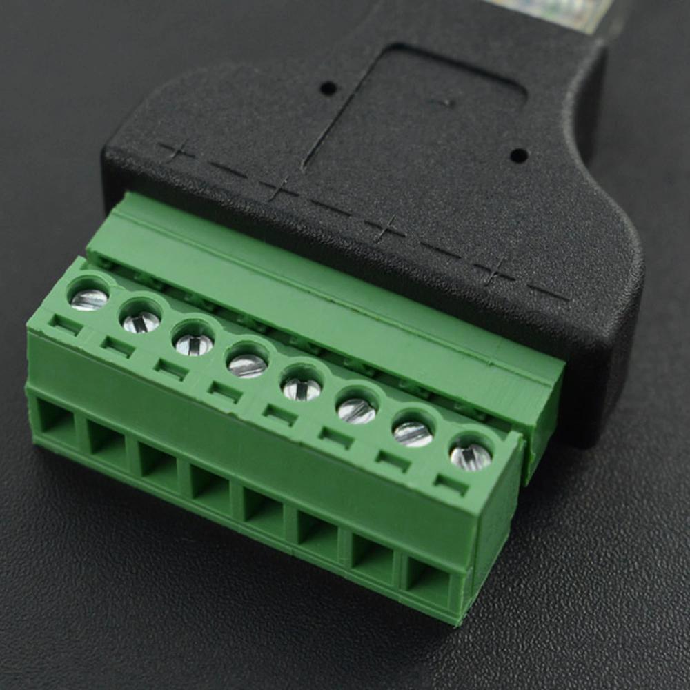 DFRobot Ethernet RJ45 Female Plug Terminal Block - Opencircuit