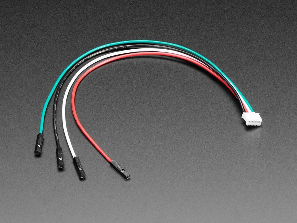 Adafruit JST PH 2mm 4-pins naar female socket - I2C STEMMA kabel