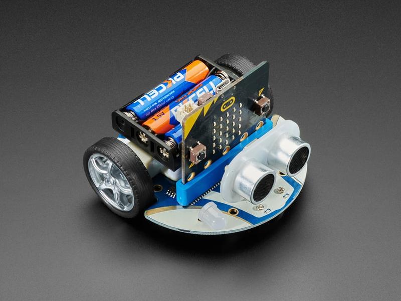 Micro Bit Example Voiture Adafruit Voiture intelligente Cutebot Robot pour Micro:bit - Opencircuit