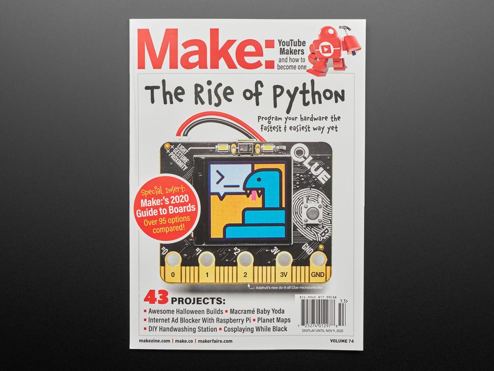 Adafruit Make: Magazine - De opkomst van Python