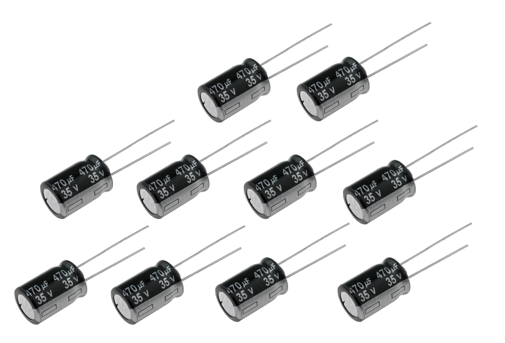 470 F 35V Elektrolyyttikondensaattori 10 Kappaletta Opencircuit