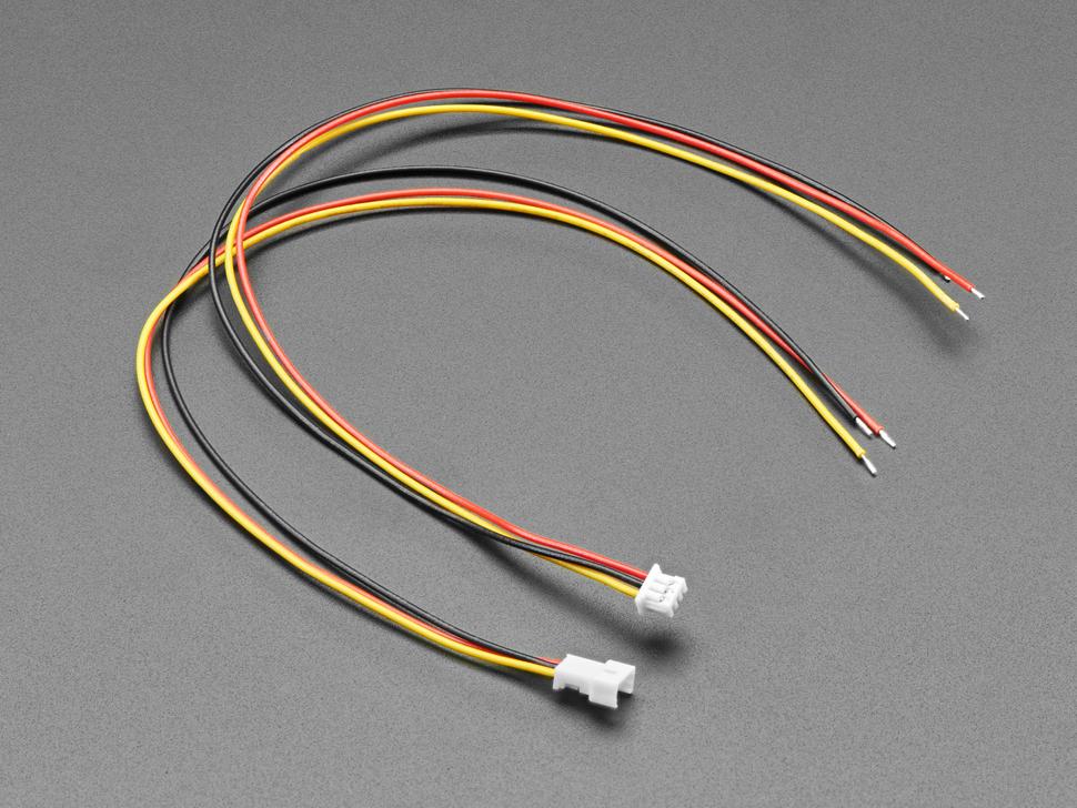 Adafruit 1,25 mm pitch 3-pins kabel passend paar - 40 cm lang