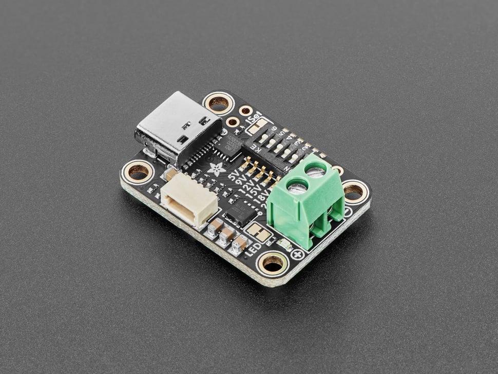 Adafruit USB Type C Power Delivery Dummy - I2C of schakelbaar