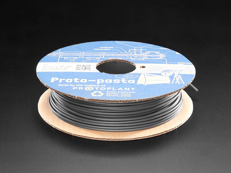 Adafruit Proto-pasta - 2,85 mm diameter - Magnetisch roestvast ijzerfilament