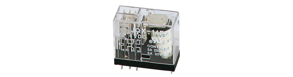 Shen Le Relay VERTICAAL RELAIS with 5A Current Capacity and Dual Changeover Contacts