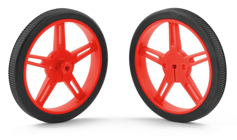 Pololu Wheel 60×8mm pari - punainen