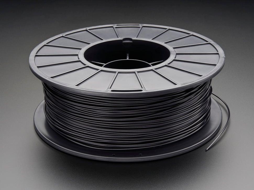 Adafruit PLA-filament voor 3D-printers - 1,75 mm diameter - Zwart - 1 kg
