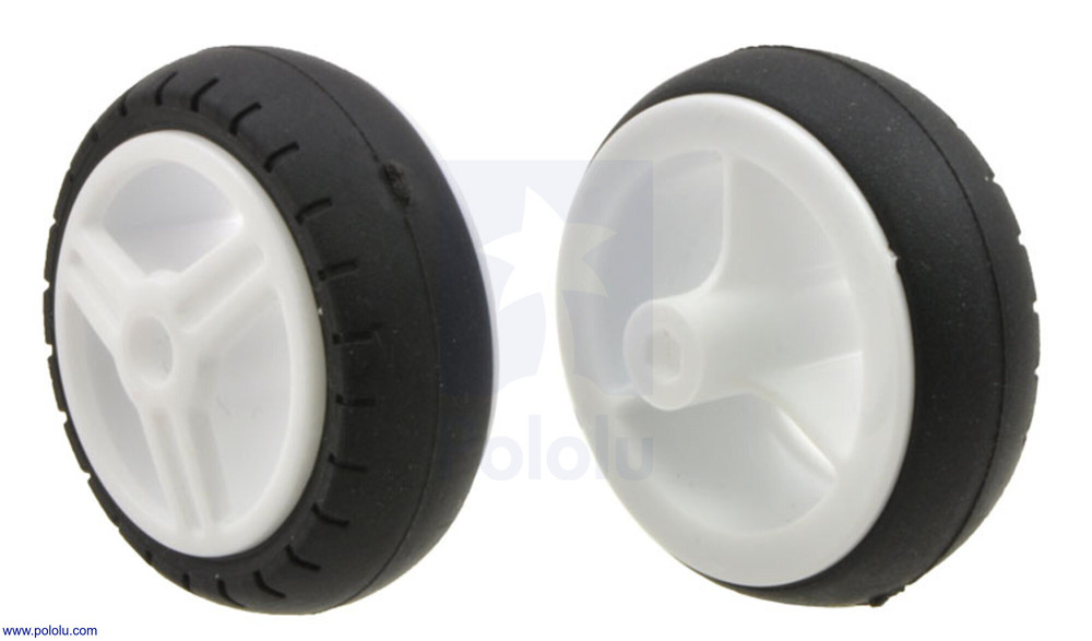 Pololu Set di Pneumatici Lisci Tamiya 70192 (4 gomme)