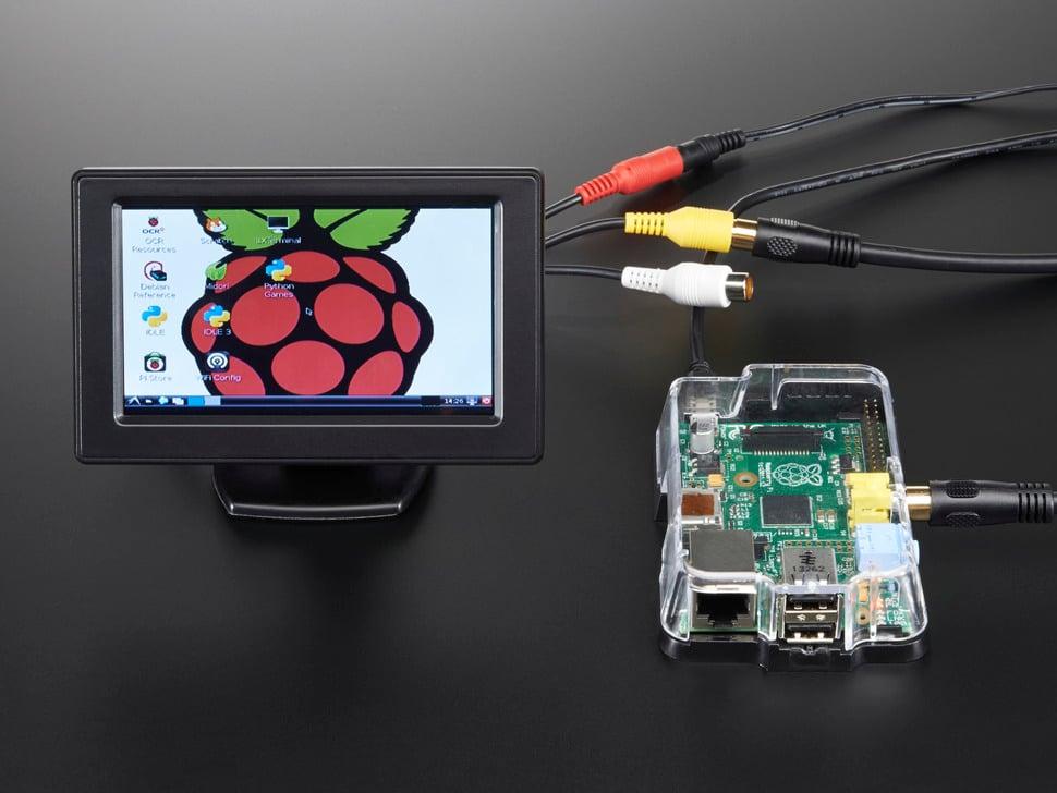 Adafruit NTSC/PAL (Televisie) TFT- display - 4,3 inch diagonaal
