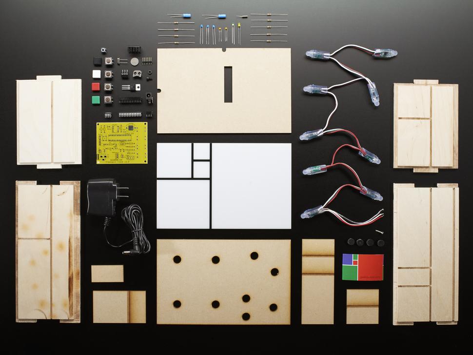 Adafruit Fibonacci klok kit