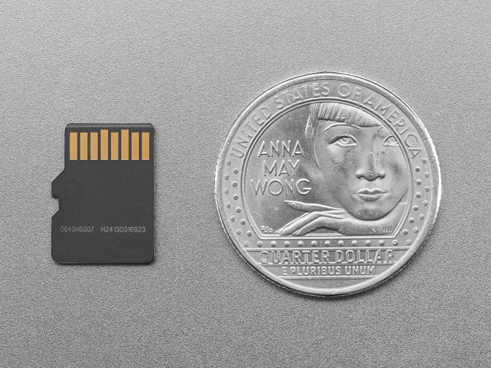 Prolunga Per Scheda Micro SD Adafruit 4395: Adattatore Per Accesso Facile Alla Scheda, Per Raspberry Pi, Stampanti 3D, Computer, Dimensioni 38x12,6x2,8 Mm