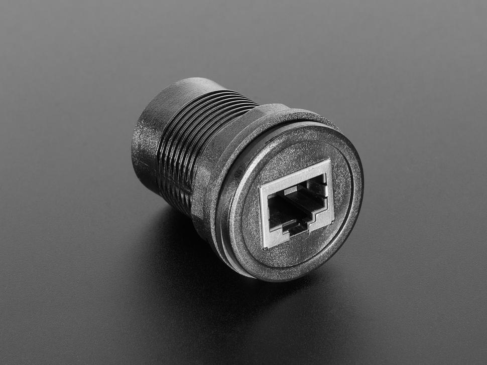 Adafruit RJ-50 (10P10C) ronde paneelmontageadapterstekker