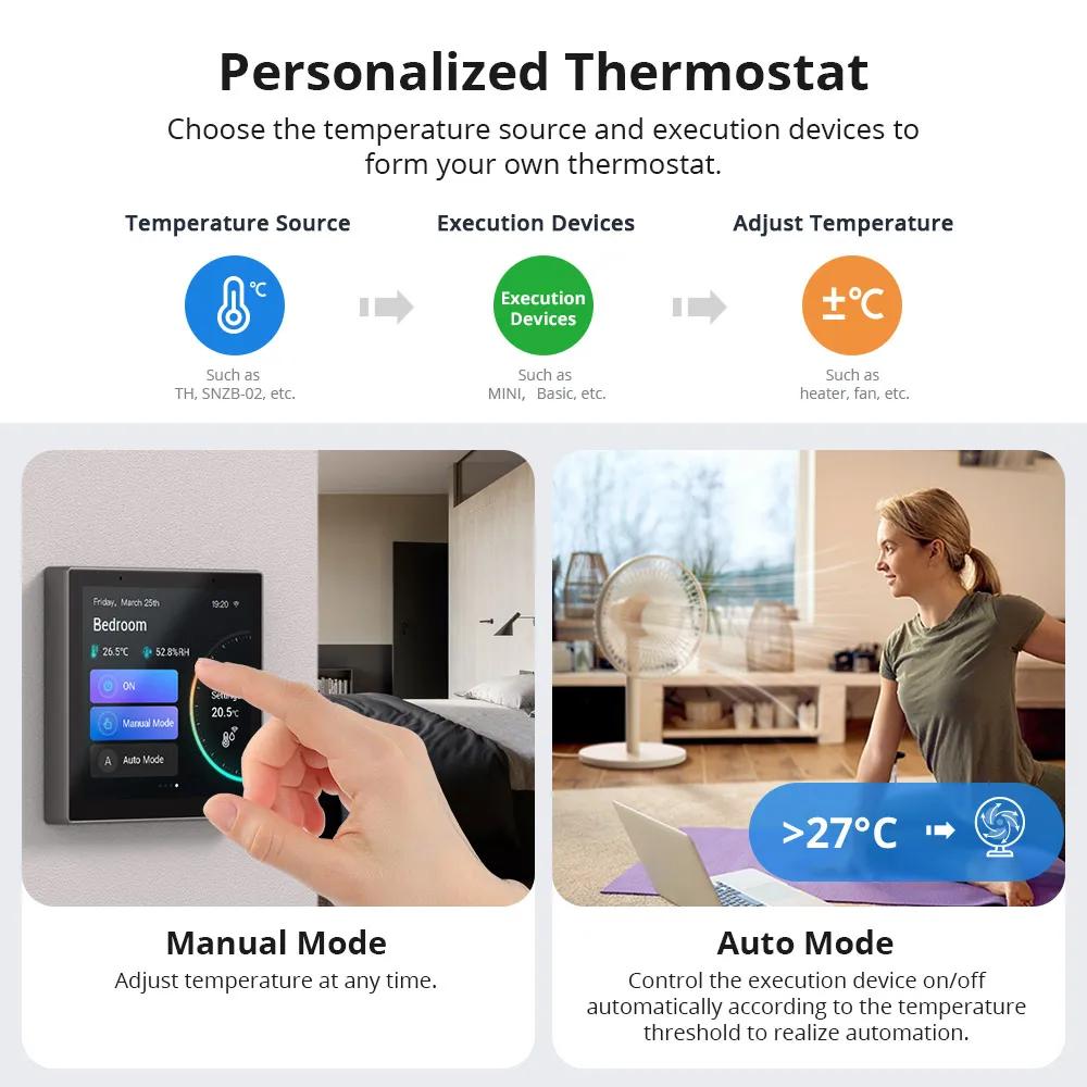 Itead SONOFF NSPanel Pro Smart Home Control Panel - Dim Grey - Opencircuit