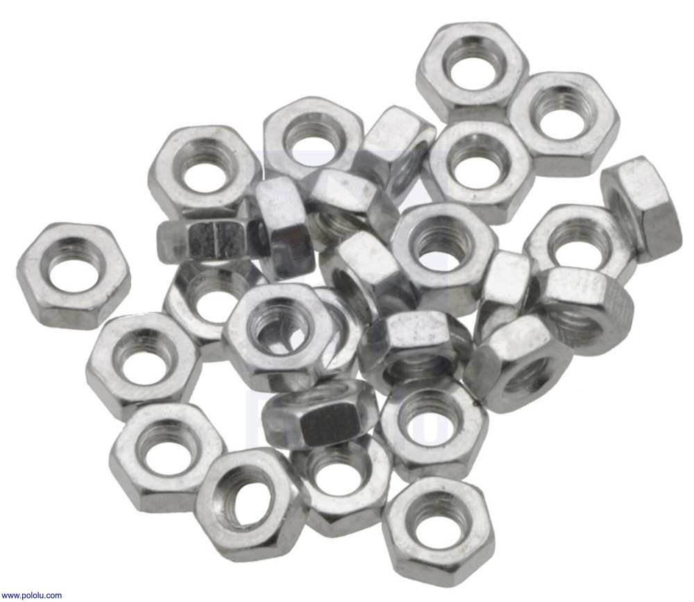 Pololu Machine Hex Nut: M3 (25-pack)