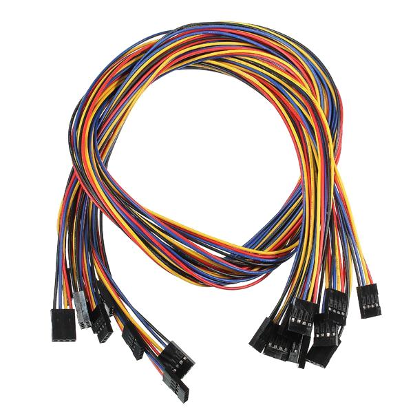 70cm 4pin Female-Female kabel - 5 stuks