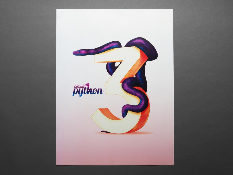 Adafruit CircuitPython 3-poster