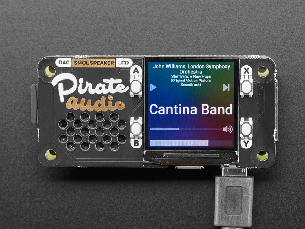 Adafruit Pirate Audio: luidspreker voor Raspberry Pi - ingebouwde 1W-luidspreker