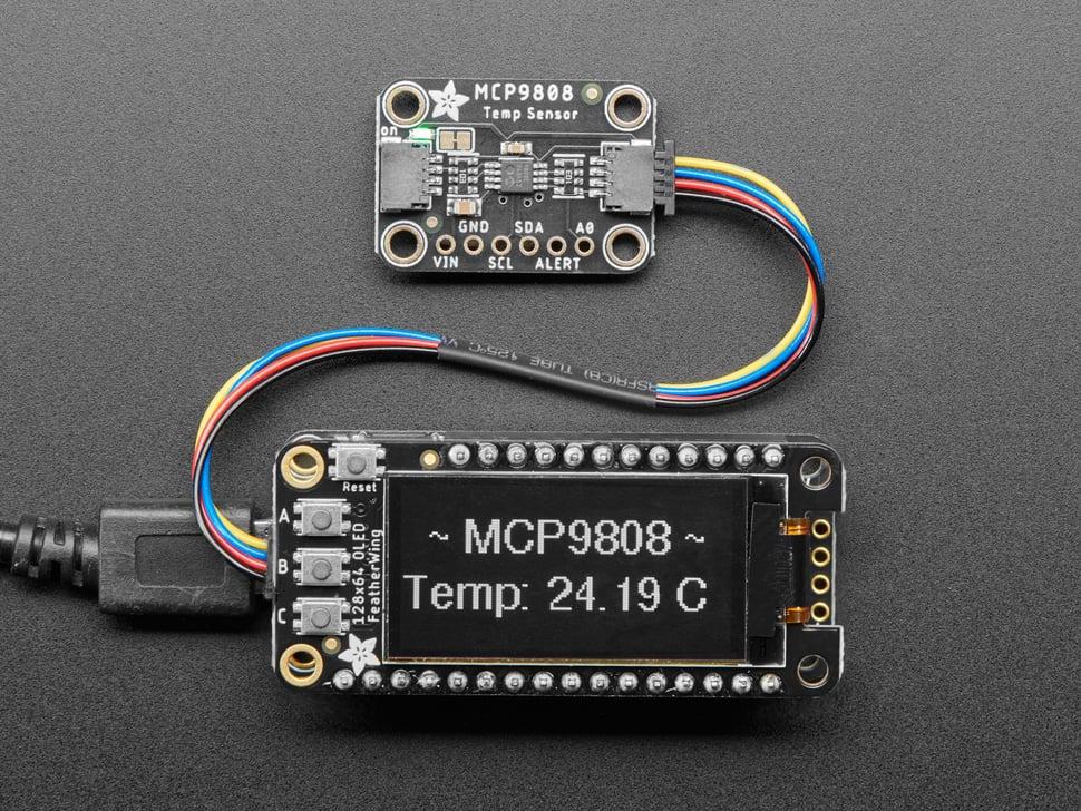 Adafruit MCP9808 Hoognauwkeurige I2C- sensor breakout