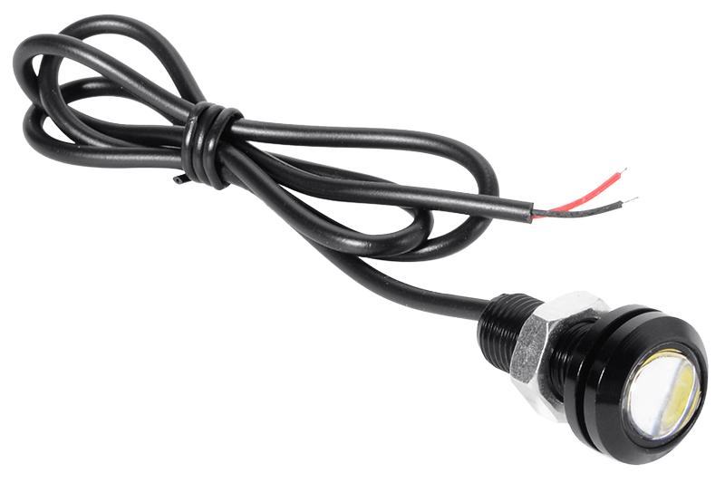 LEADTOPS 10x LED Eagle Eye 18 Mm 9W Bleu – Feux De Jour, Antibrouillard, Clignotants Moto Voiture