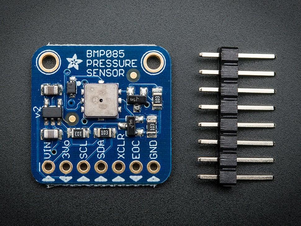 Adafruit BMP085 Luchtdruk-/temperatuur-/hoogtesensor - 5V-ready