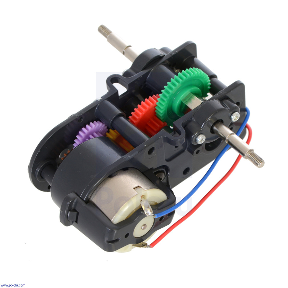 Pololu Tamiya 72007 4-Speed High-Power Gearbox Kit