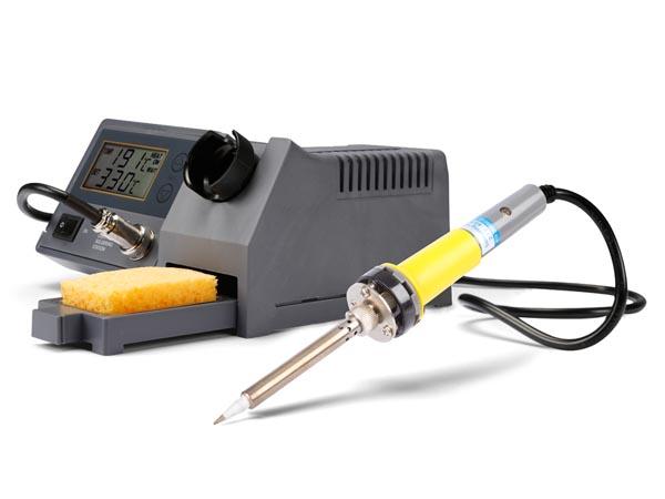 Soldering station with LCD display & ceramic heating element - 48W - 150 - 450 ° C