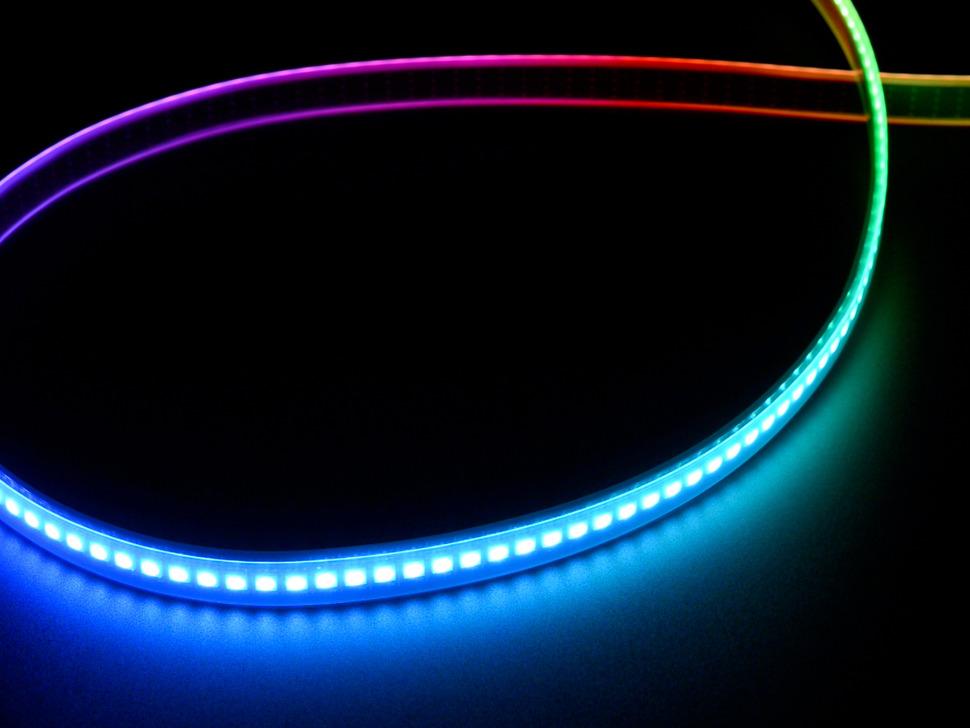 Adafruit DotStar Digitale LED-strip - Zwart 144 LED/m - Eén meter