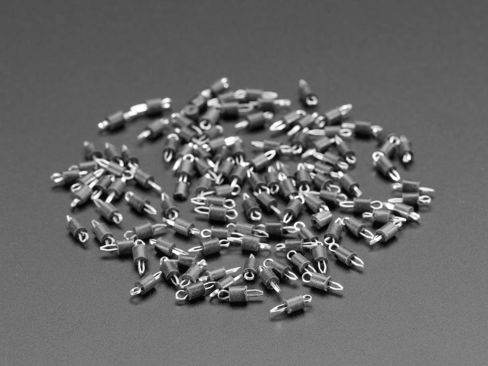 Adafruit Kleine PCB-testpunten (100 stuks) - Zwart