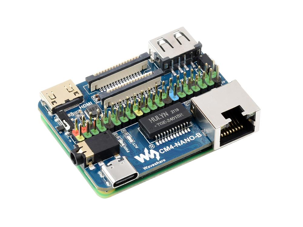Waveshare Placa Base Nano (B) para el Módulo de Cómputo 4 de Raspberry ...