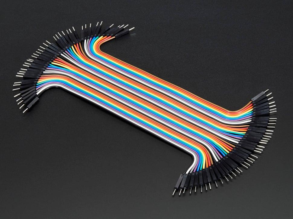 Adafruit Premium male /mannelijke jumper wires - 40 x 6" (150 mm)