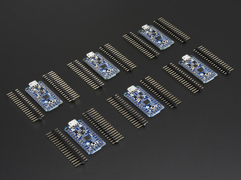 Adafruit Pro trinket 6-pack - 3 x 3V en 3 x 5V snuisterijen