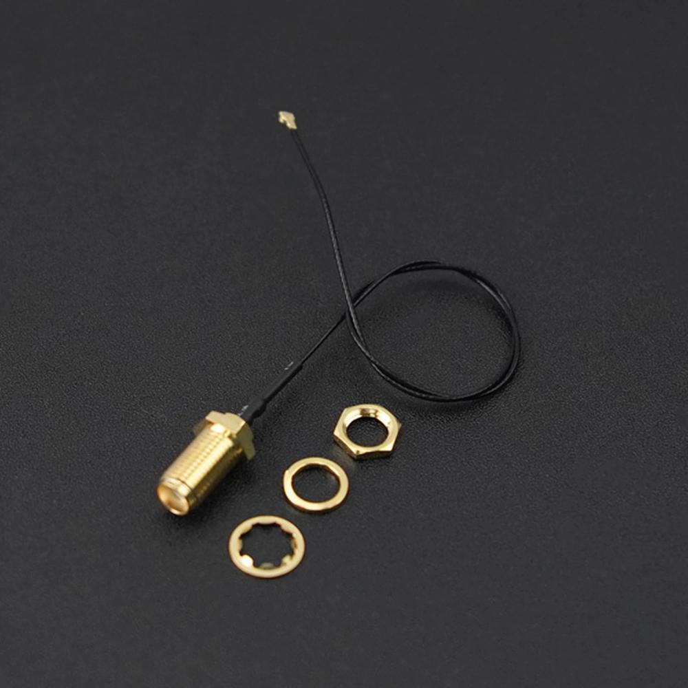 Adafruit 851 SMA UFL Cable and Interface Adapter, Gold