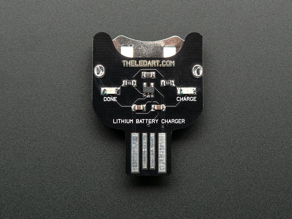 Adafruit Lithium-ion knoopcellader