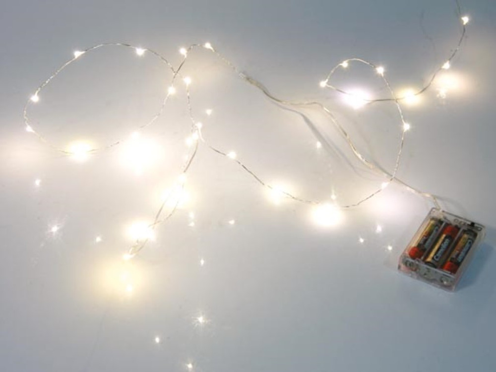 Velleman Illuminazione d'ambiente LEDslinger con 20 LED bianchi caldi
